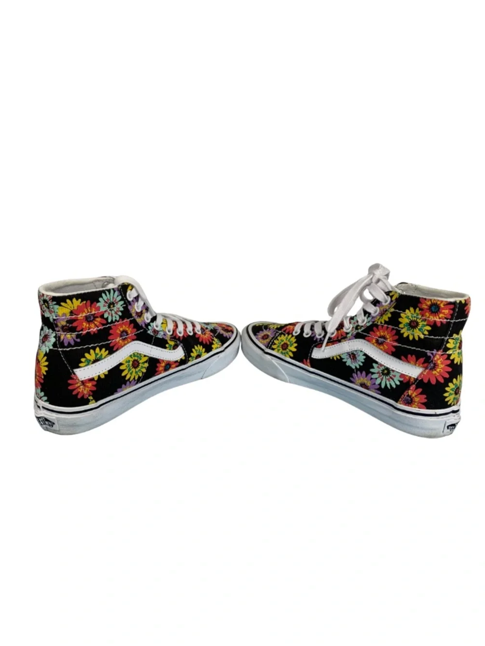 Vans Sk8 Hi-Tapered Peace Floral Sneakers Size 7 Retro Boho Y2K